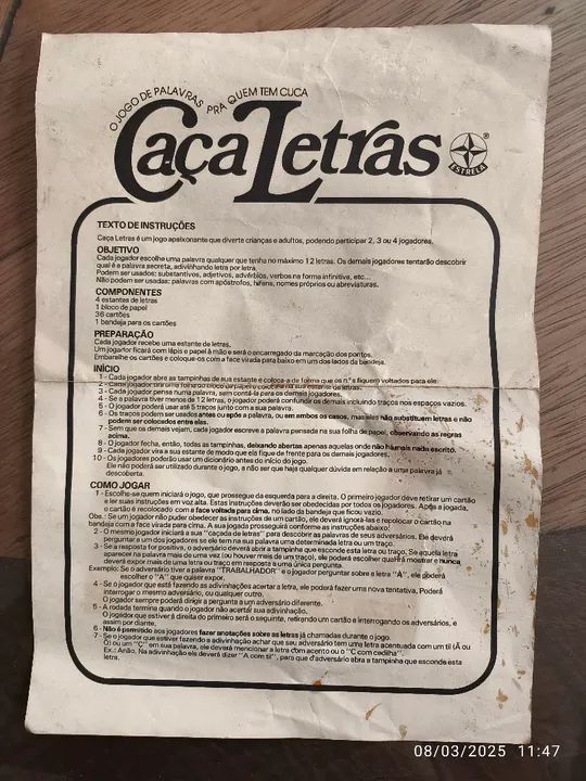 Jogo Caça Letras da Estrela - Foto 4