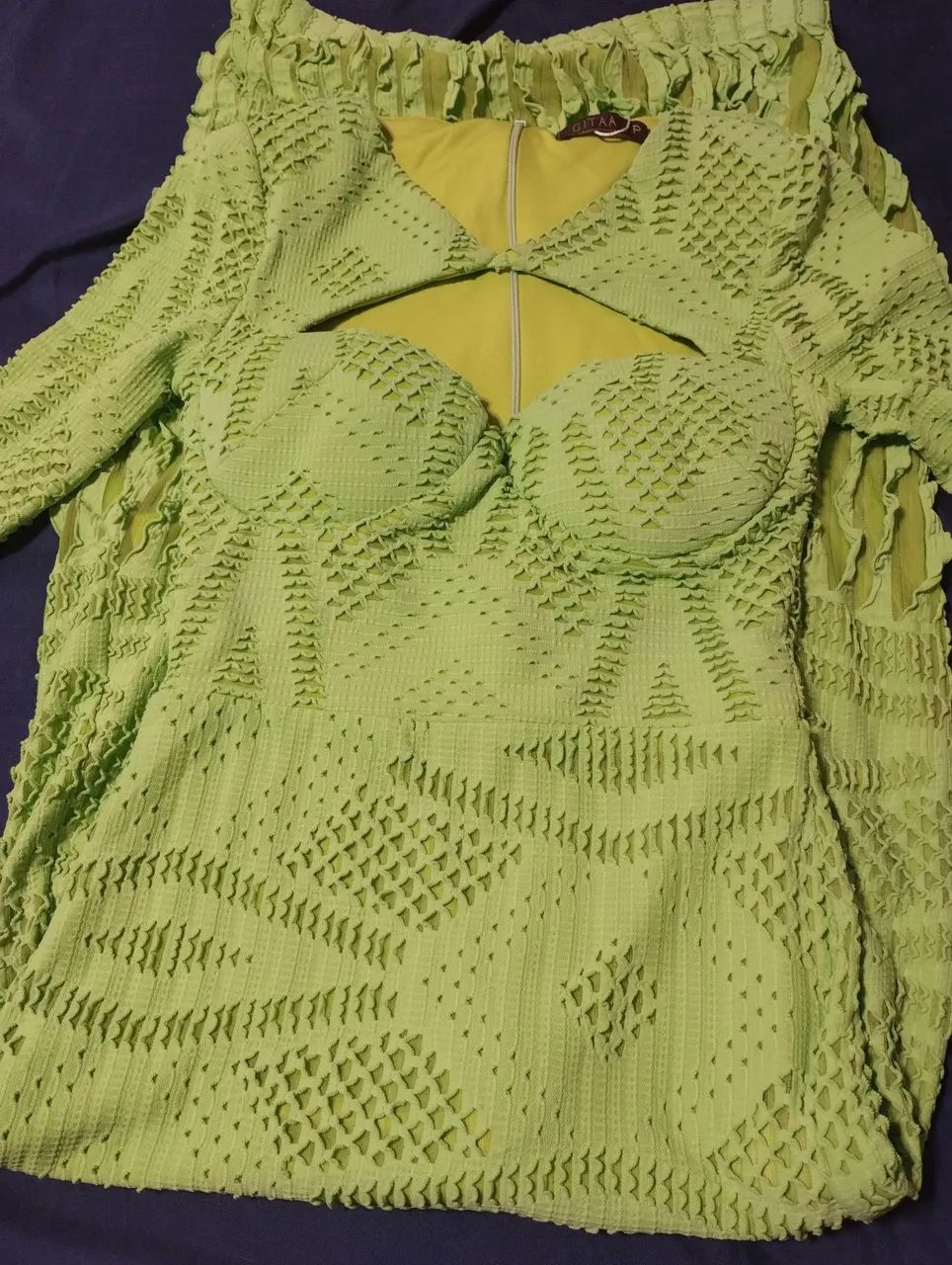 Vestido verde Mya Collection - Foto 4