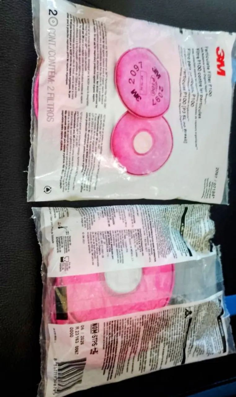 Filtro P100 para Máscara de Proteção 3M, LEIA O ANÚNCIO  - Foto 6