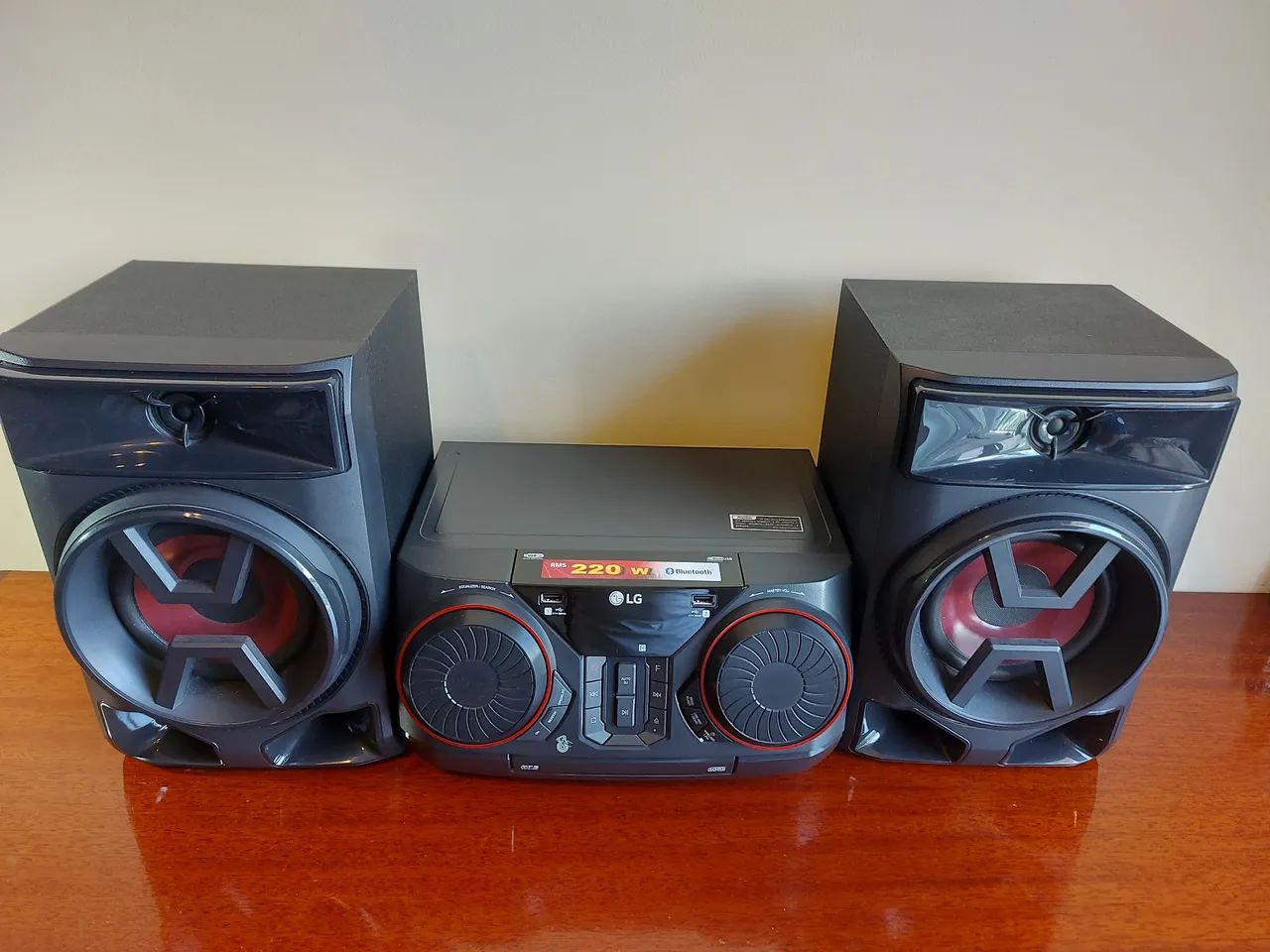 Mini System Multi Bluetooth LG CK43 (2 USB, CD, AUX e Rádio FM) - Foto 4