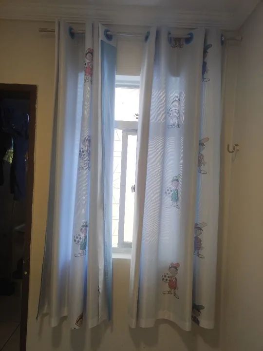Cortinas infantis com tema de futebol - Foto 2