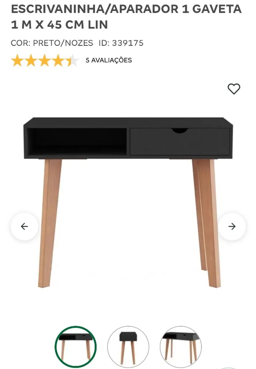 Móveis usados em excelente estado. 