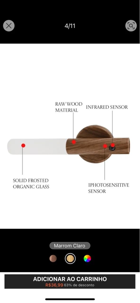 Luminária Arandela cor ambiente  - Foto 2