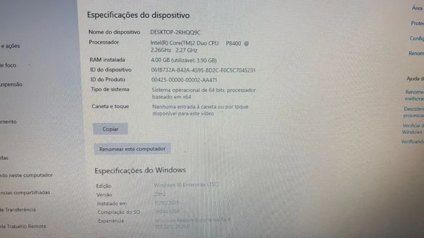 Notebook Lenovo T400 R& 300,00 cada - Foto 3