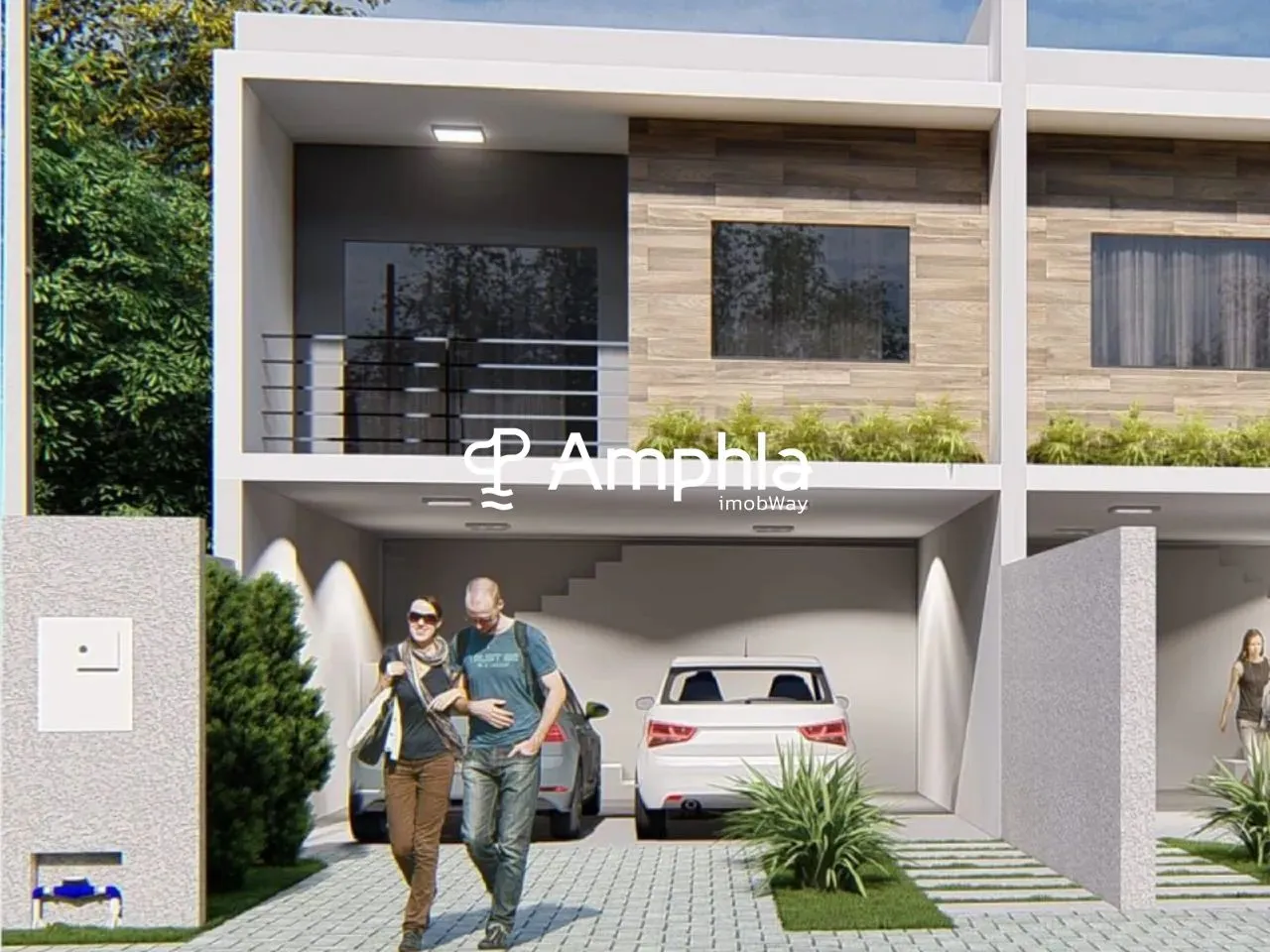 Sobrado em construção com suíte e garagem para 2 veículos à venda no bairro Vila Gaúcha