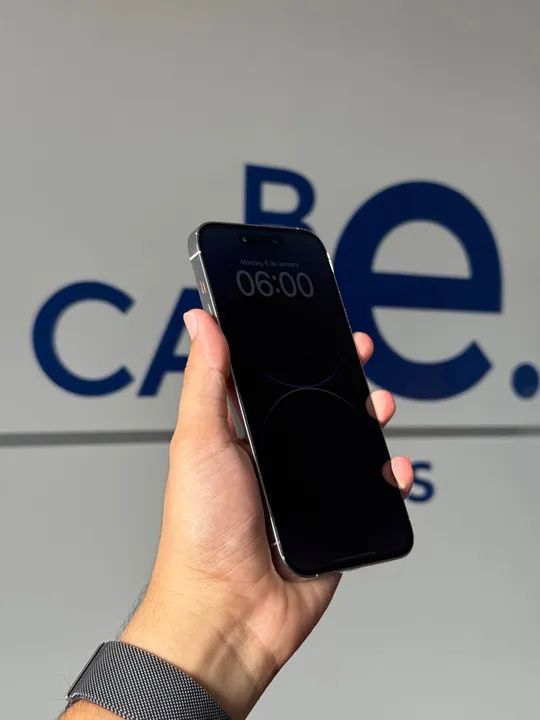 iPhone 14 Pro Max 128gb Branco Seminovo - Foto 4