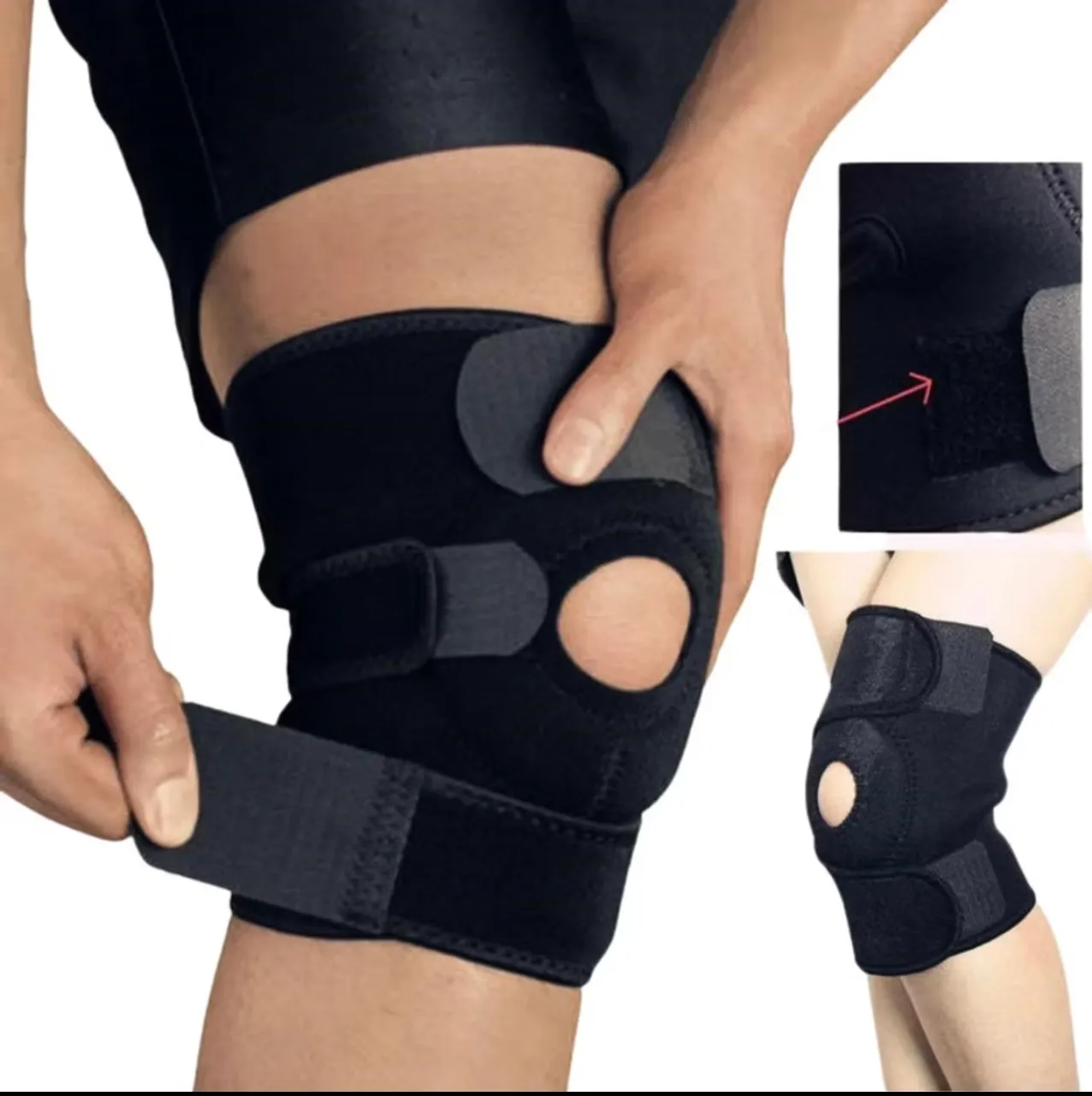 Joelheira Ortopédica Ajustável - Suporte e Conforto