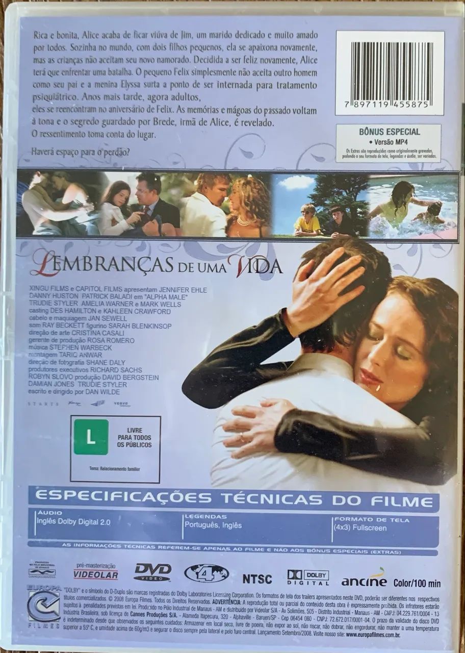 DVD - LEMBRANÇAS DE UMA VIDA - Foto 3