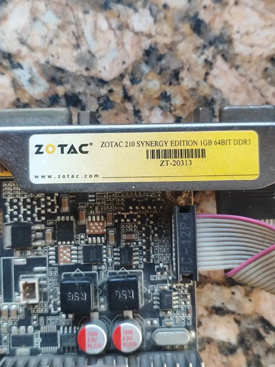 Placa de vídeo zotac 210, leitor de dvd para PC e coolers