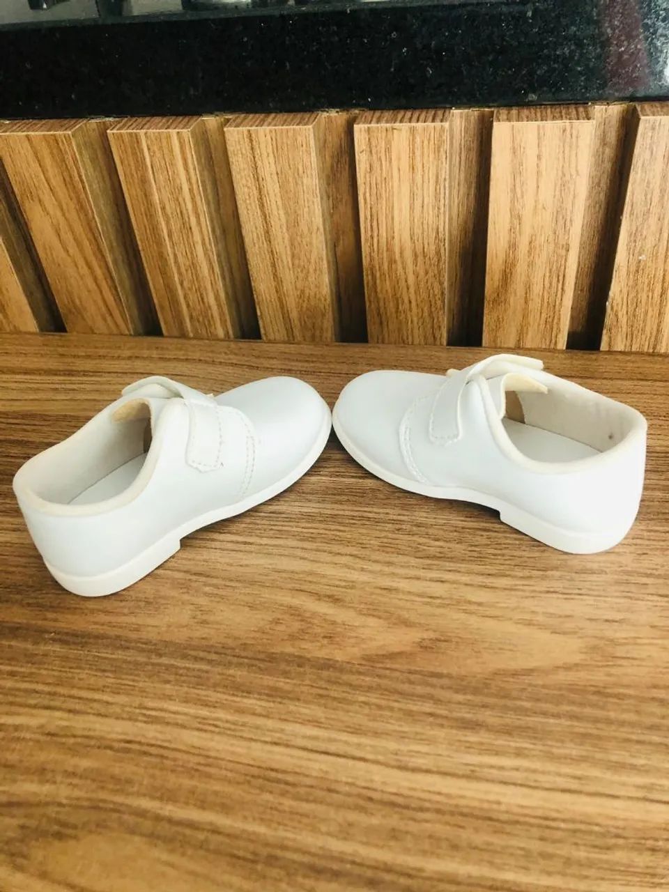 Sapato Bebê Branco N°18 - Foto 4