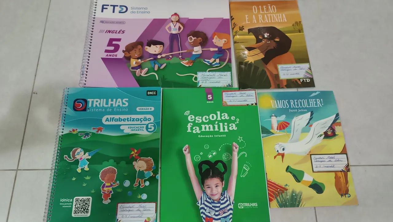 Coleção completa TRILHAS infantil 5 - Foto 4