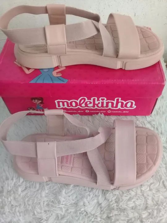 Sandálias Molekinha Rosa