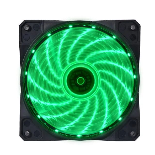 Cooler Fan Led Verde 120mm Bf-23 Bluecase (Entrega Grátis) - Foto 2