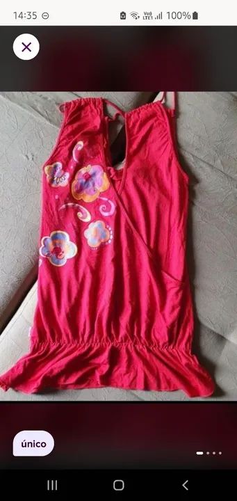 Vestido transpassado