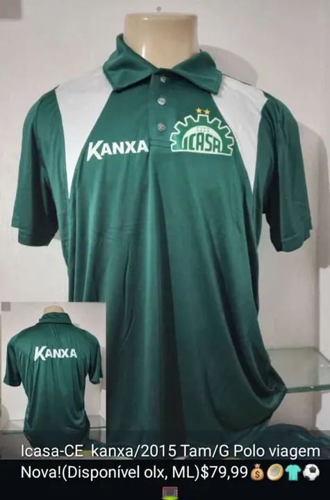 Camisa oficial Icasa-CE polo viagem nova. - Foto 3