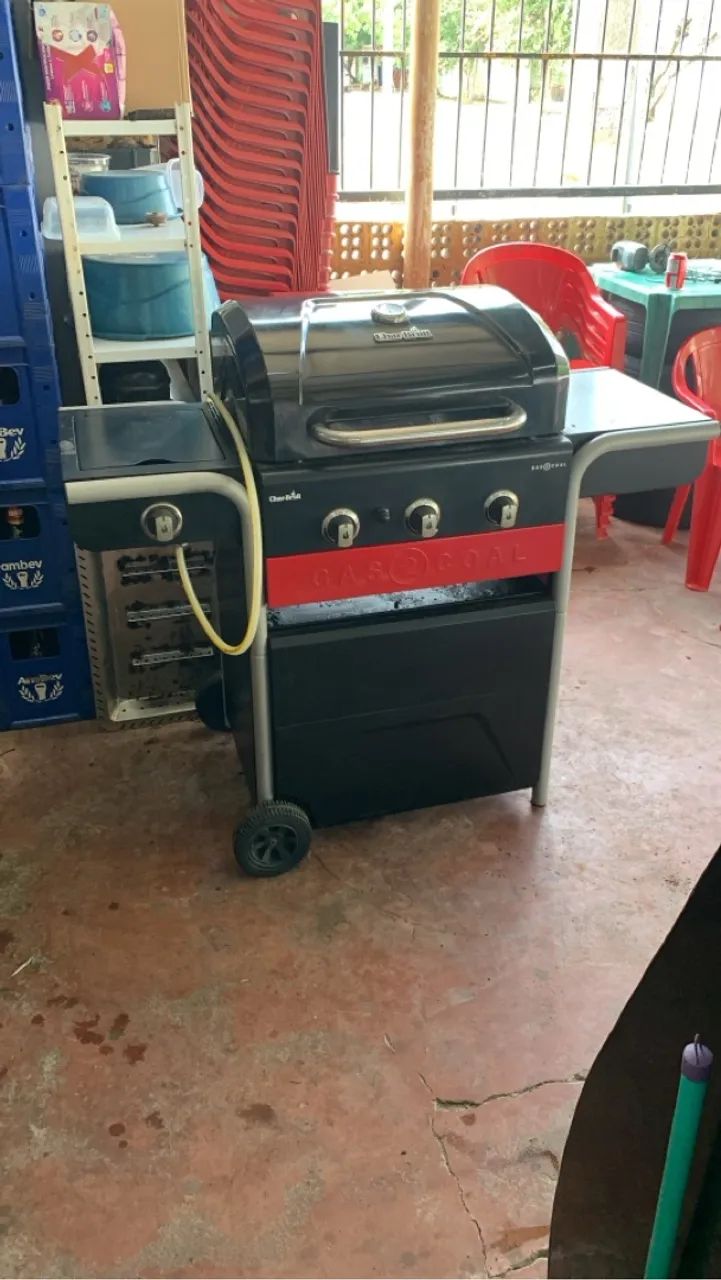 Churrasqueira americana char-broil gas2cola hybrid