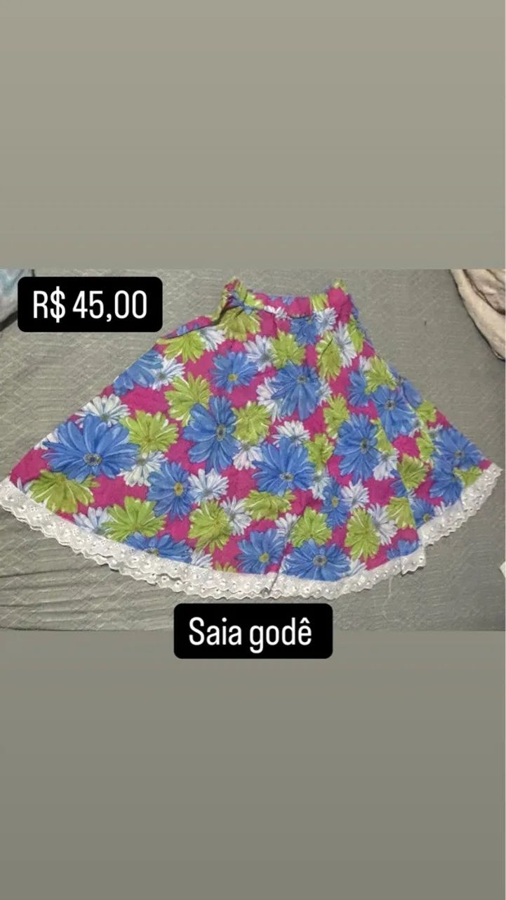 Vestidos e saias  de Festa Junina Infantil 7 e 8 anos - Foto 5