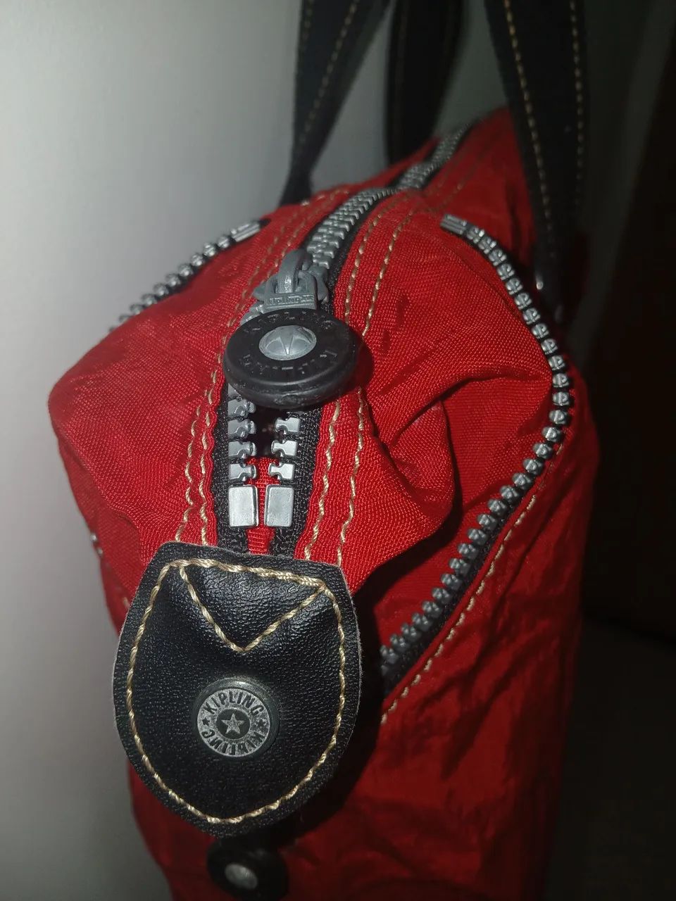 Bolsa Kipling Vermelha Original - Foto 3