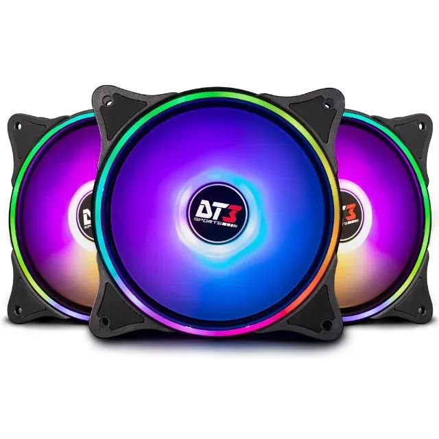Kit Fan Dt3 Zx120 Sync Pro 3x Fans Rgb - Peças de Hardware