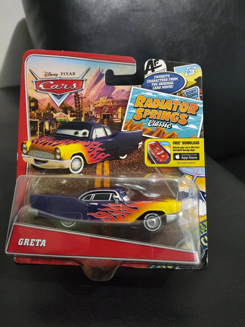 Miniatura Disney Cars Greta Mattel 