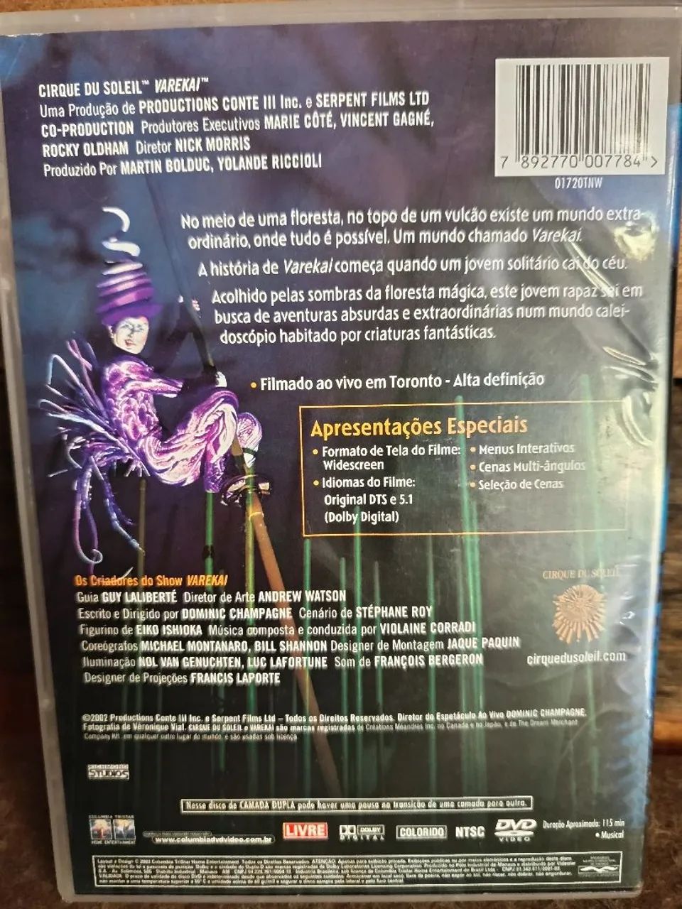 Varekai Cirque de Soleil Dvd original. - Foto 2