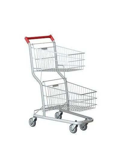 Carrinho de Compras Premium 90 Litros Duplo Amapá
