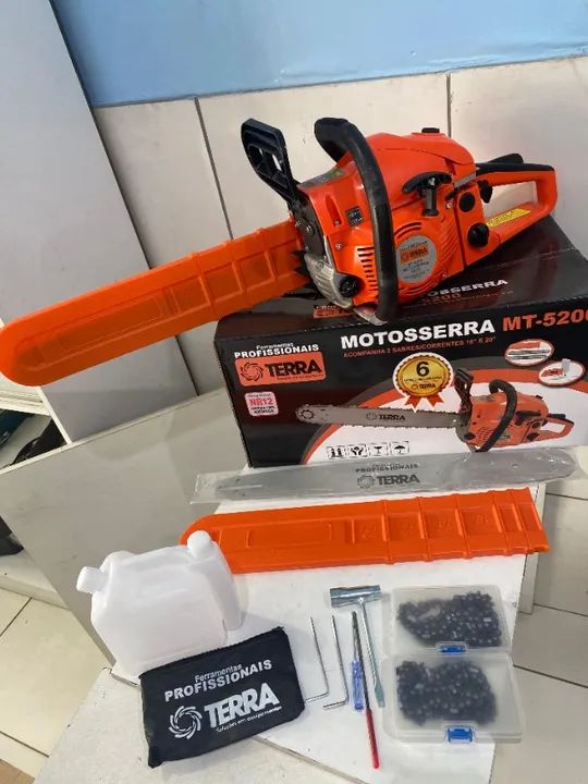 Motosserra terra a gasolina 52cc  - Foto 3
