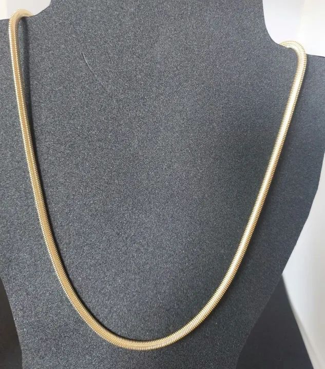 Gargantilha choker banhada a ouro lacraia  - Foto 4