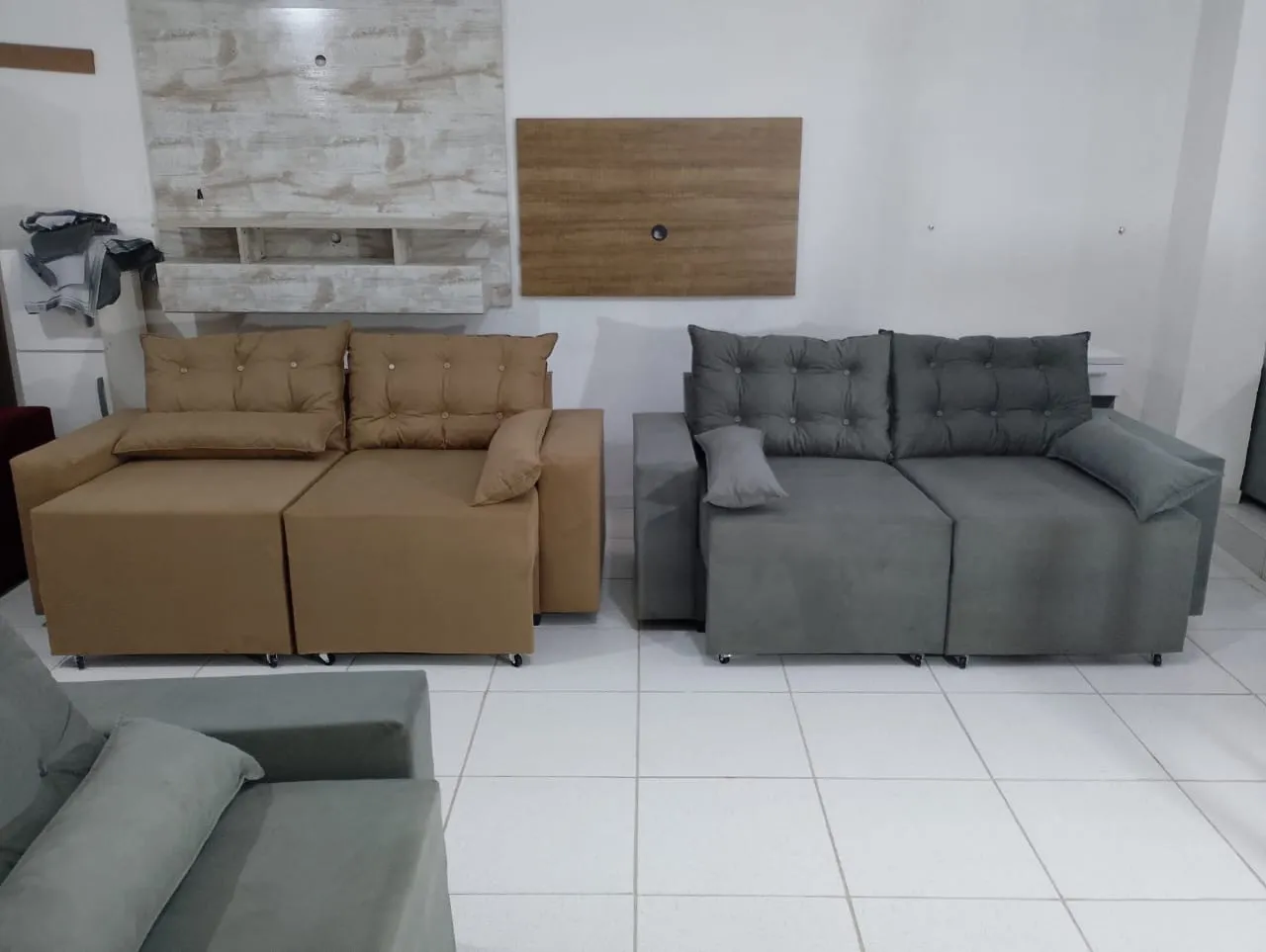Sofá Retrátil 2 lugares Novo da fábrica