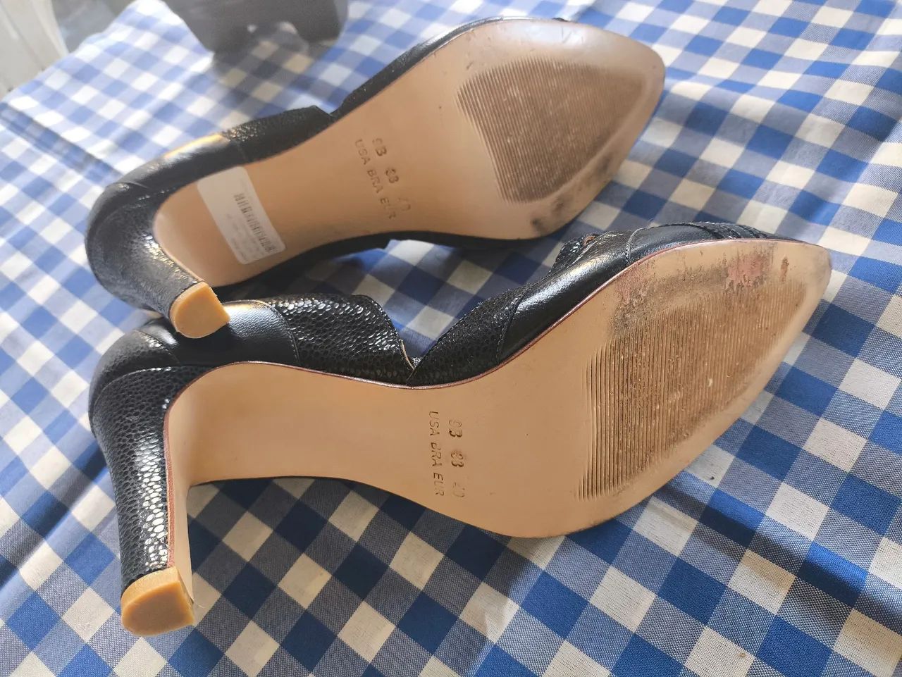 Salto Alto Azul marinho - Priscilla Whitaker - Foto 3