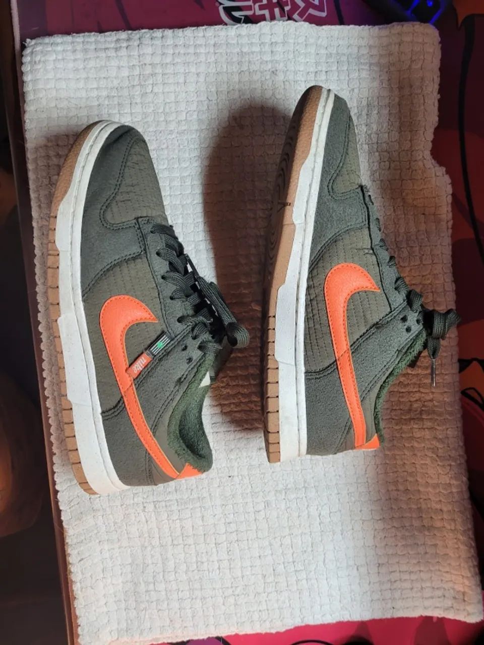 Nike Dunk Next Nature - Verde e Laranja (raro) - tam 38 - Foto 2