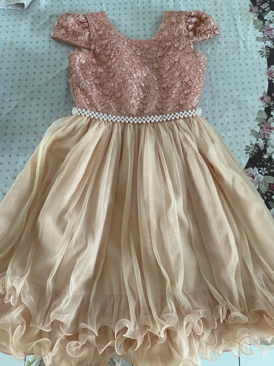 Vestido infantil - tamanho 8 - marca Bambina Fashion