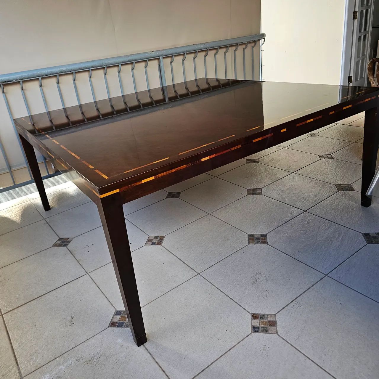 Móveis,  mesa super luxo madeira maciça, design  - Foto 5
