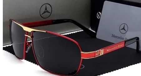 óculos Mercedes Benz red
