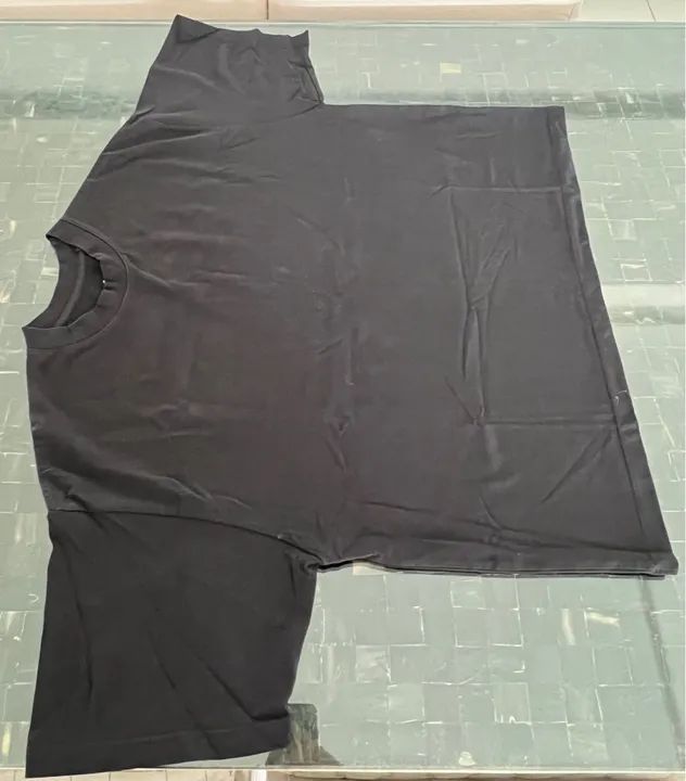 Camiseta preta Oversized EGHO  - Foto 3