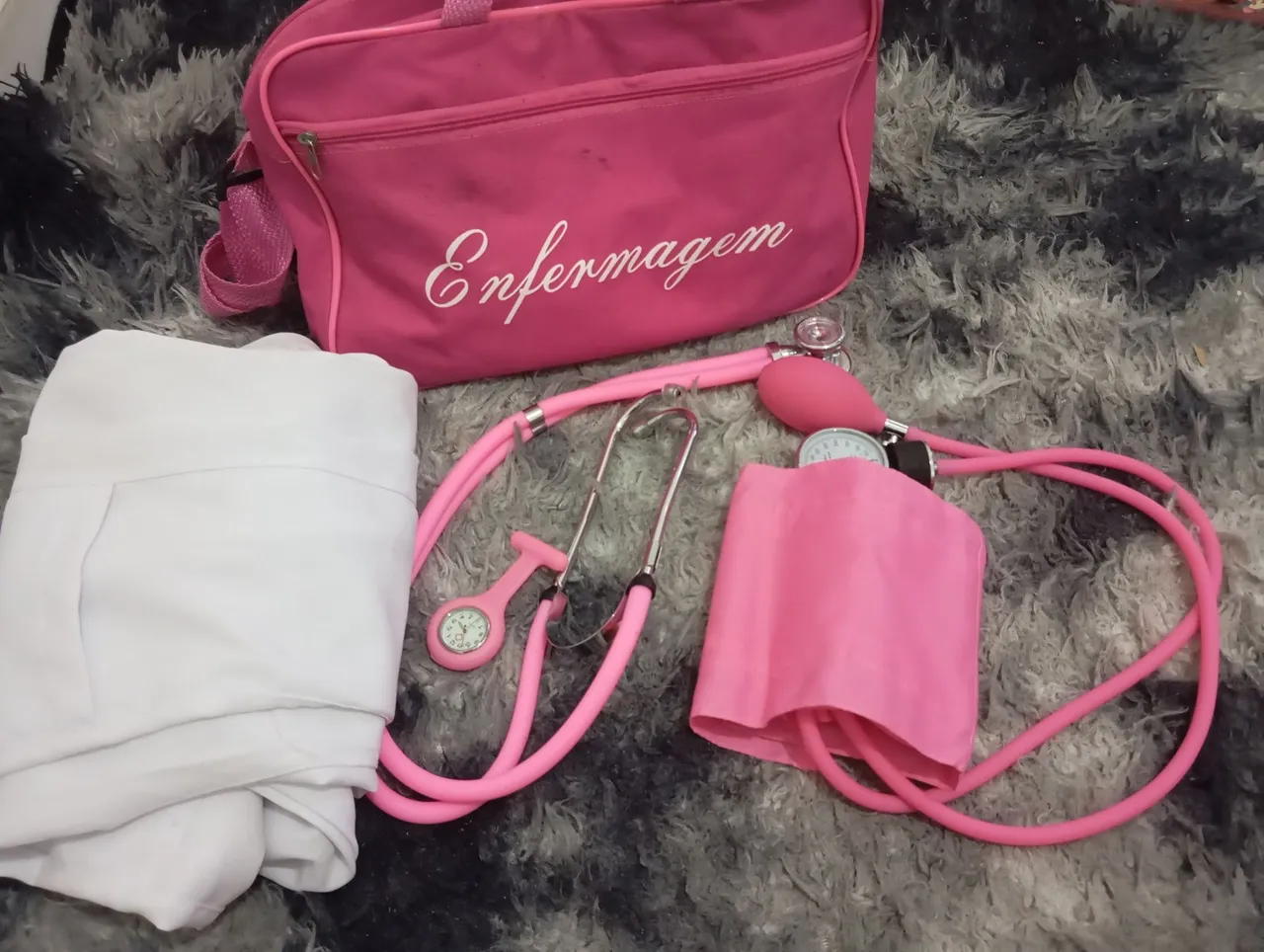 Kit Enfermagem Completo - Rosa