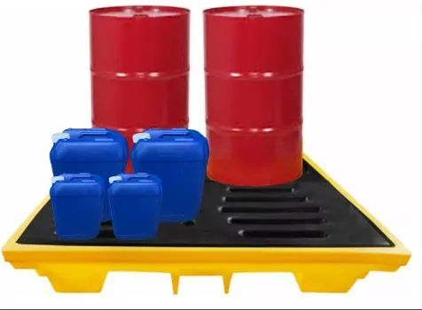 Pallets de contenção de líquidos