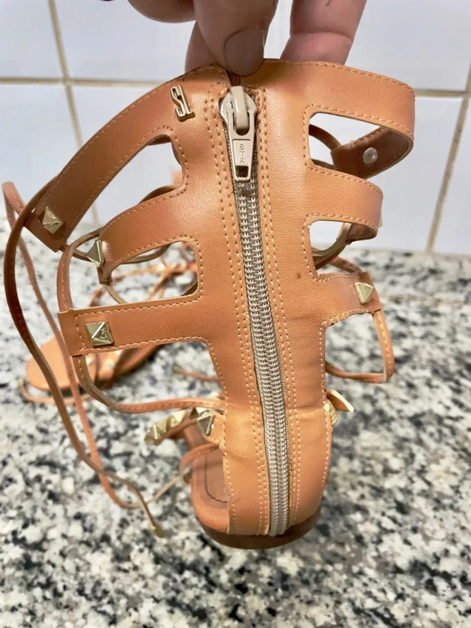 Sandália Gladiadora Santa Lolla - Foto 4