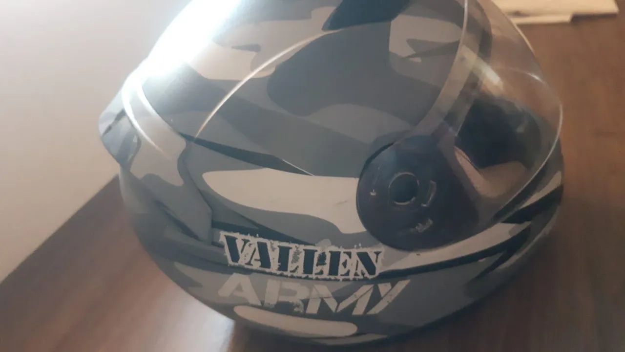 Capacete Moto Valen Army