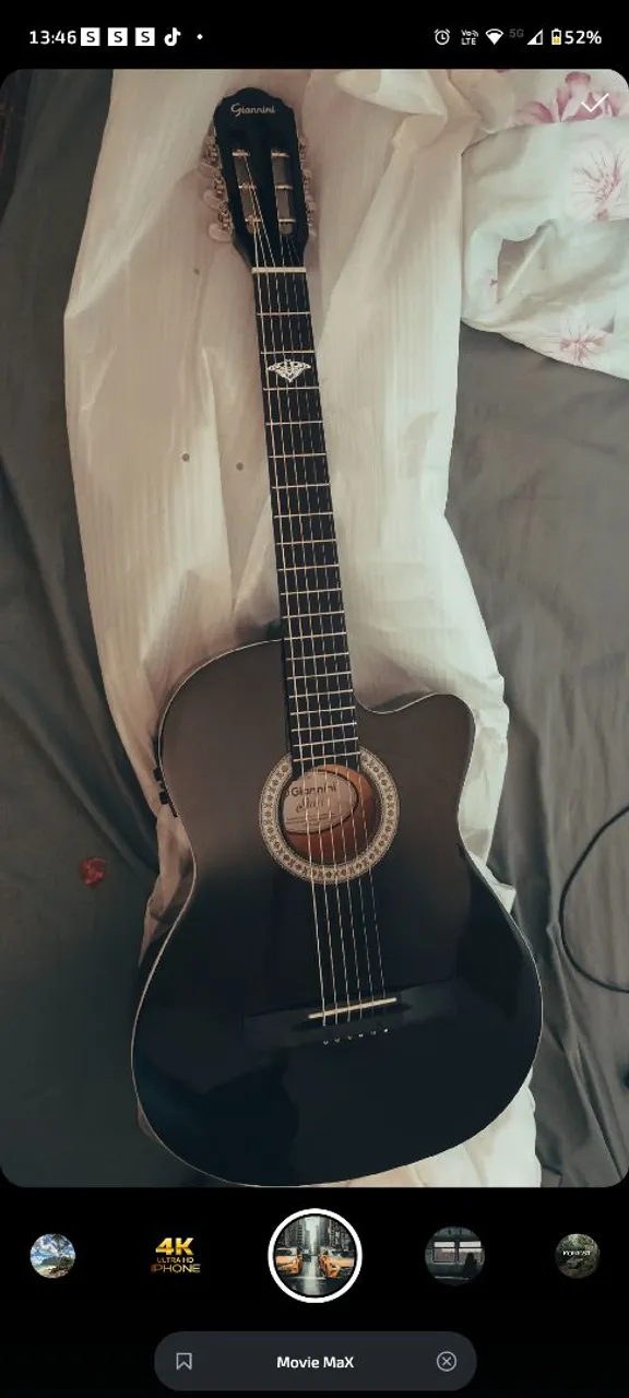 Violão Giannini Cutaway Acústico Preto