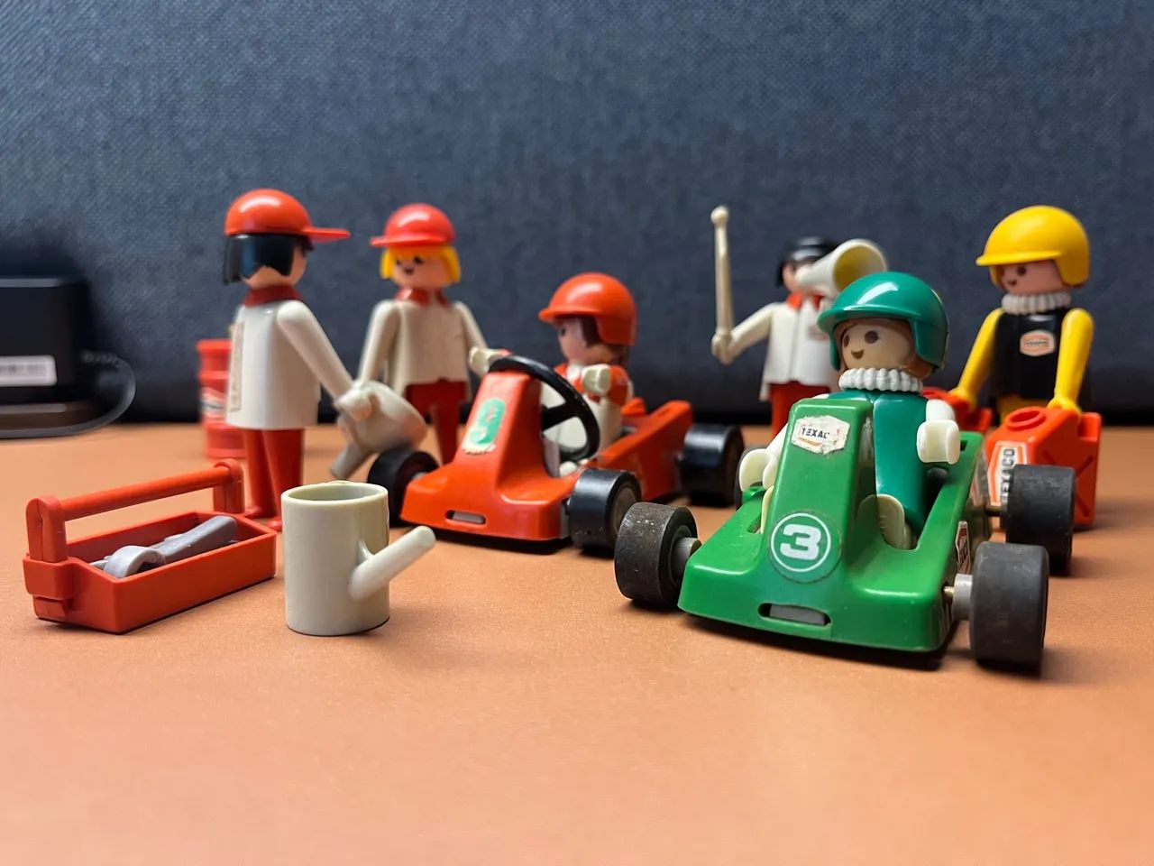 Playmobil trol texaco antigo kart fórmula 1  - Foto 2