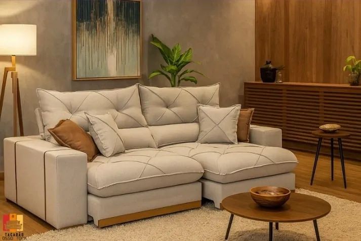 Sofá Retrátil e Reclinável Gran Bello 2,50 m - Pronta Entrega! - Foto 4