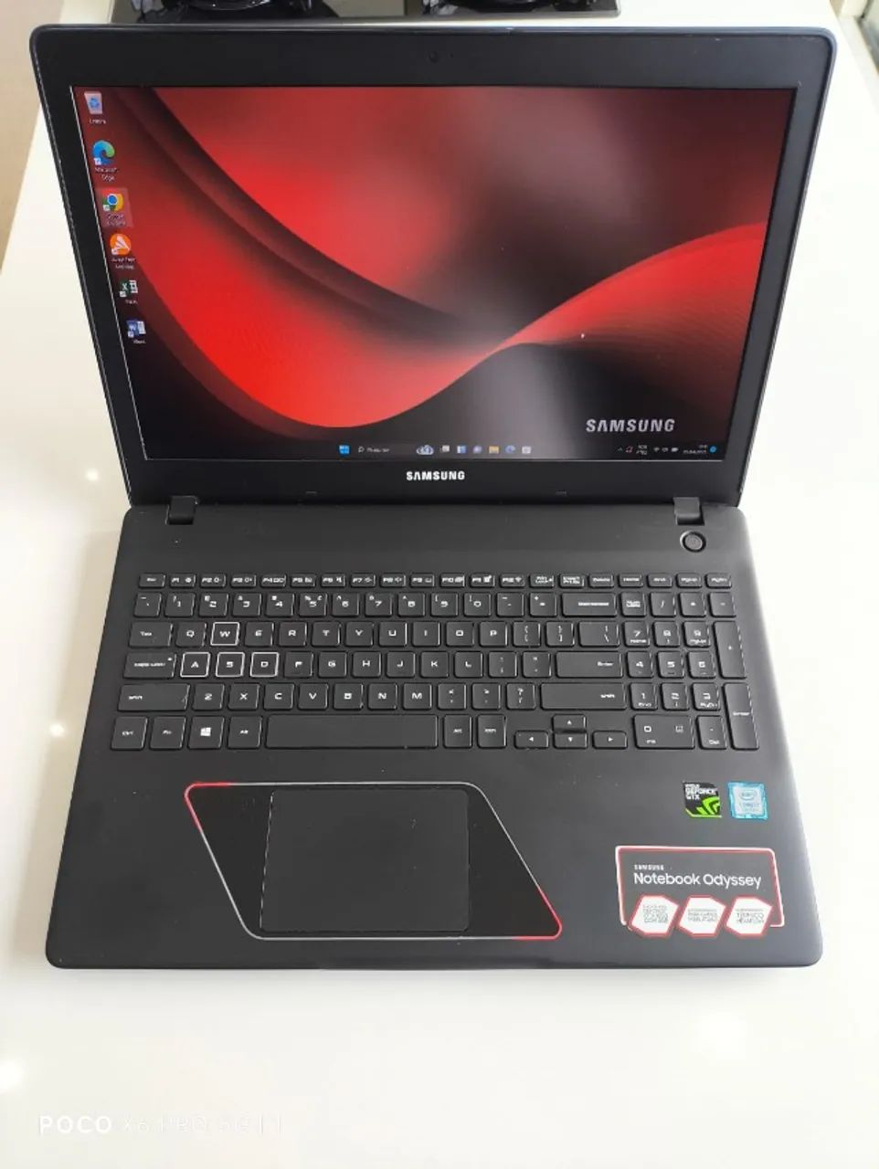 Notebook Gamer Samsung Odyssey Core i7 Com GTx 1050 e SSd + HD