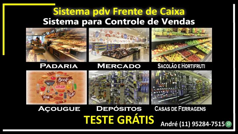 Sistema para comércio Pdv Frente de Caixa Controle