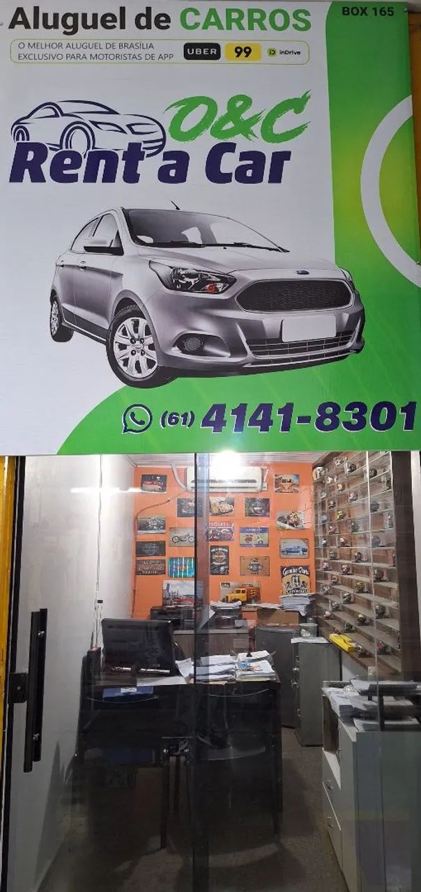 Aluguel de carro pra motorista de app