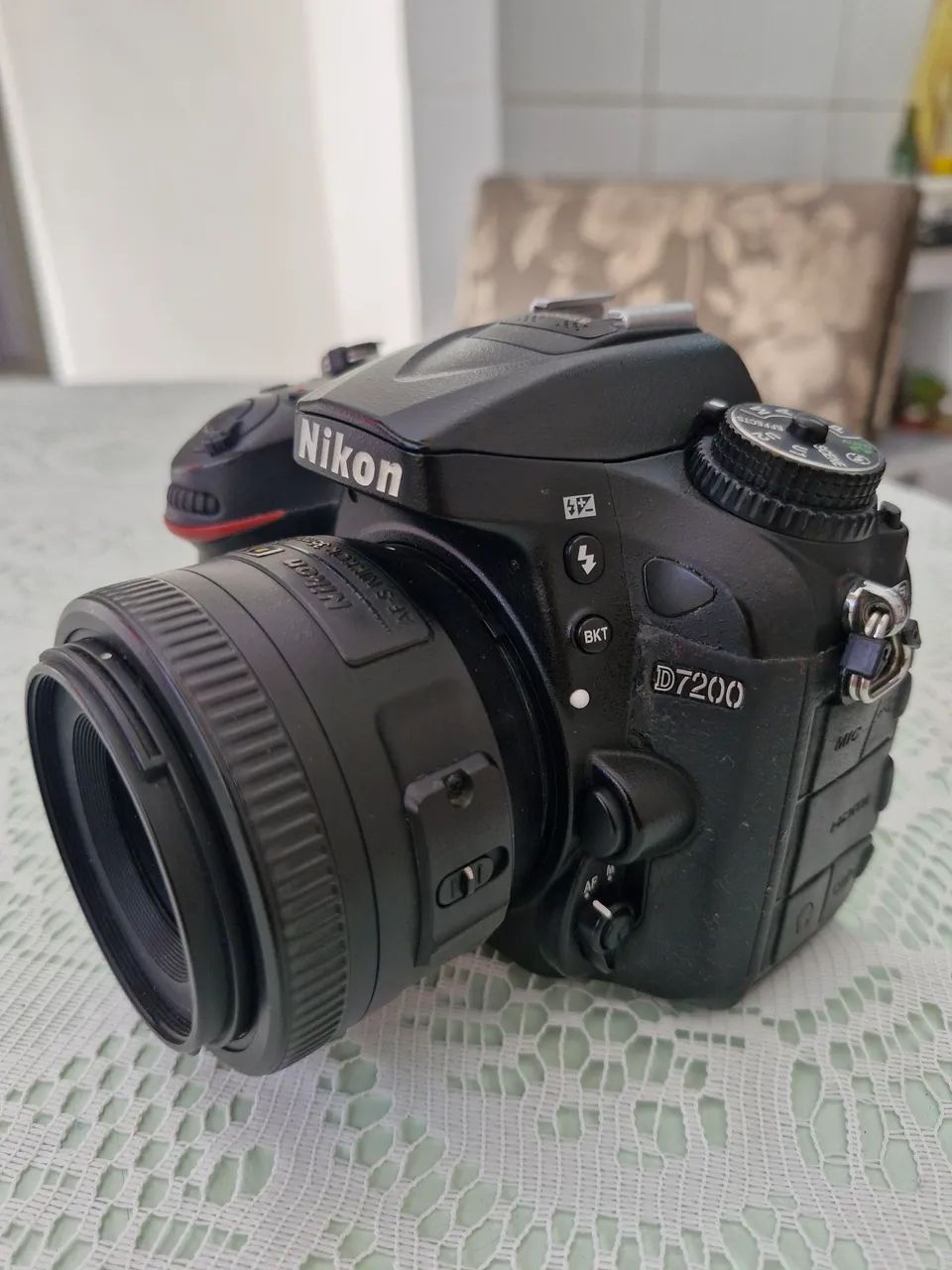 Camera Nikon D7200 com Lente 35 mm Câmeras e Filmadoras Itapuã