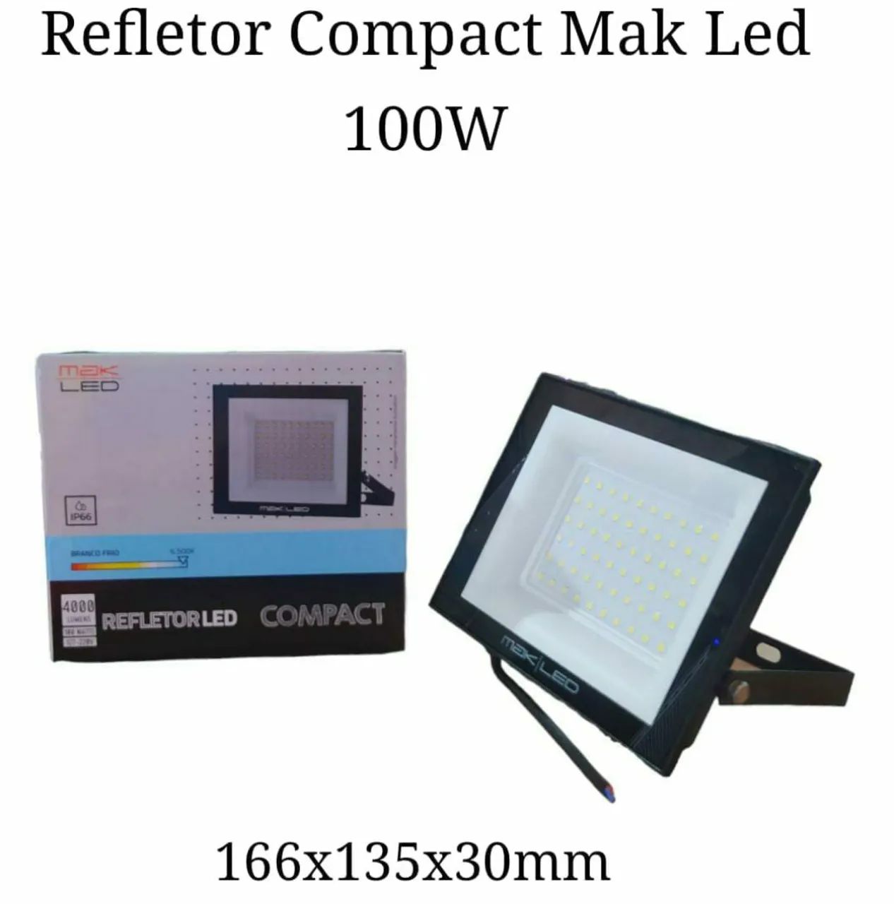 Refletor LED 200w Compact Mak - Foto 5