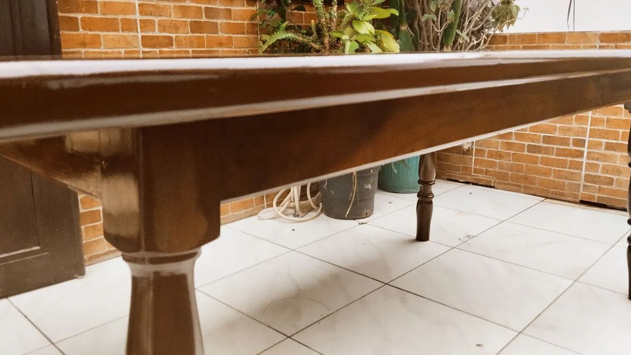 Mesa de Jantar em Madeira Maciça embuia 1.500 - Foto 2