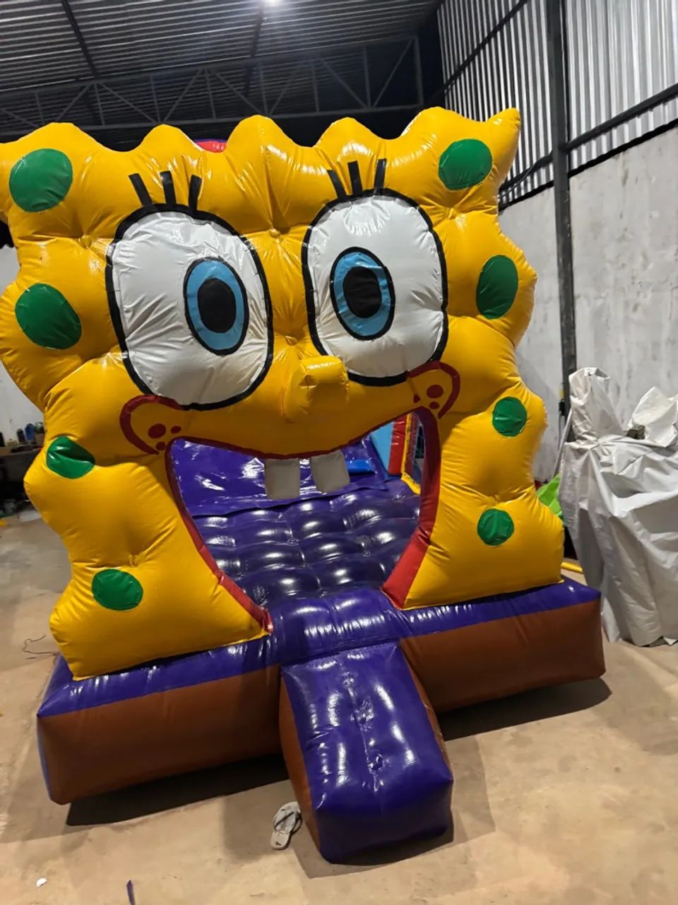 Tobogã Inflável do Bob Esponja - Foto 4