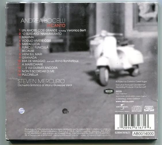 Andrea Bocelli - CD - Incanto - Foto 2